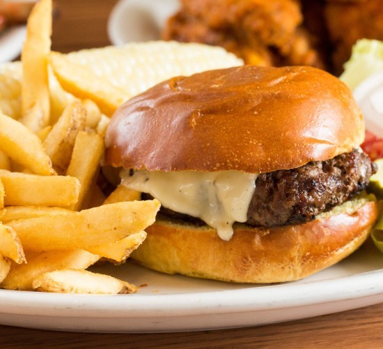 Adam's Classic Burger with Fries